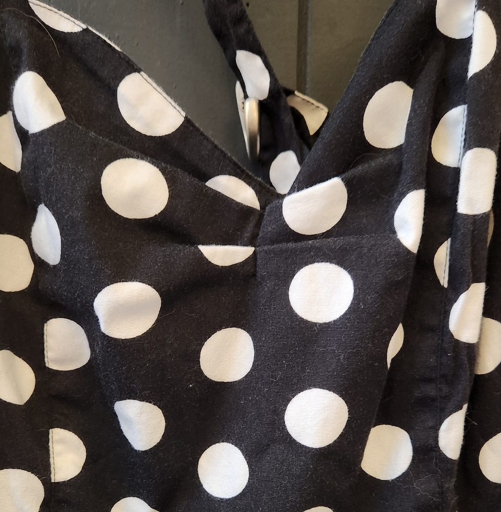Hell Bunny Polka Dot Halter Dress - Picture 2 of 8